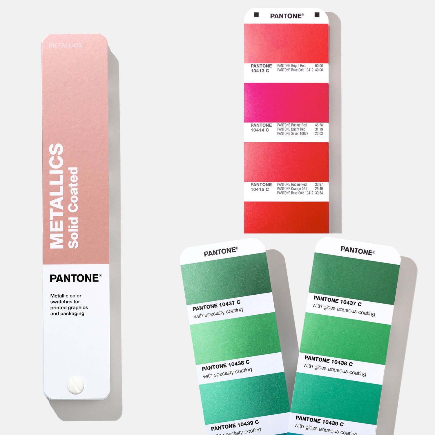 Pantone GG1507B Metallics Guide - Mazzetta Portatile di Riferimento per  Colori Metallici ad Elevata Brillantezza in una Disposizione Cromatica dei  Colori : : Casa e cucina